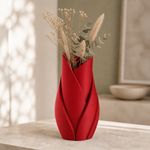Modern Sculptural Leaf Vase Decorative Flower Holder 3 Sizes 12 Colours