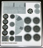 Replacement Custom Sticker 7965 Replacement Sticker Sheet