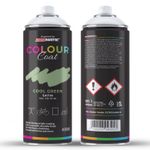 Colour Coat Cool Green RAL 130 70 50 Satin 1K Acrylic Spray Paint 400ml