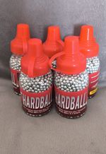 Armex Hardball Steel BB's .177 4.5mm Blue Print BB's, Lot of X5 Tubs 7500Rounds