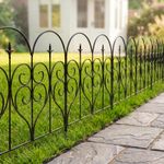 Thealyn No Diging Decorative Garden Fence,81cm H x 61cm W (5 Panels, 3m)