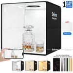 40x 40cm Portable LED Light Tent Box Cube Photo Studio Photography 16" Dimmable