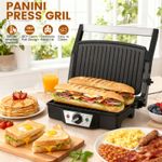 SUPERLEX XL Panini Press & Grill Sandwich Maker – Non-Stick, Removable Drip Tray