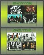 Led Zeppelin set of 2 stamps sheets fine used/cto-Rock Music-2015