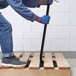 24" WRECKING BAR CROW NAIL LEVER STEEL SWAN NECK BUILDERS DIY TOOL STRONG ARM