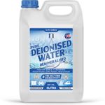 Pure Deionised Water 5Litre De Ionised Car Battery Steam Iron Distilled 5000ml