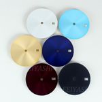 28.5mm flat Plain blank dials for 3.0 Crown 3.8 Crown 4.1 Crown nh35/36 movement