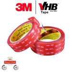 3M™ VHB™ Double Sided Tape Strong Sticky Heavy Duty Adhesive Tape Clear Roll