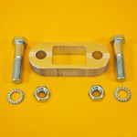 Tow Bar Ball Spacer Extension + 70mm Bolts & Nuts 25mm Block Trailer Caravan UK