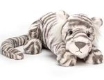 28CM Jellycat Sacha Snow Tiger Plush Doll Toy Rare Tags & Dust Bag Christmas NEW