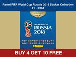 PANINI FIFA WORLD CUP RUSSIA 2018 STICKER COLLECTION #1 - #351