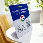 Hilo Programmable NFC 215 QR Code Google Review NFC Display Rack 13.56Mhz Five S