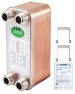 VEVOR Heat Exchanger Brazed Plate Heat Exchanger 30 Plate Heat Exchanger
