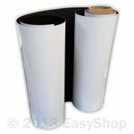 Magnetic Sign Vinyl Rolls White Flexible 0.6 mm Fridge Grade Sheet 620 mm X 5 m