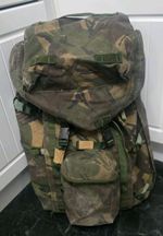 British Army 100L Bergen Bergan Rucksack Bag DPM IRR Long Back Camouflage Sack