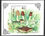 Mongolia 1990 Mushrooms, MNH M/S Sheet #M2830