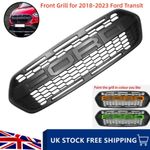 Grille For 2018-2023 Ford Transit Custom Front Grill Raptor Style Upgrade Black
