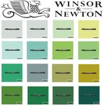 Winsor & Newton Promarkers Pens All Greens Markers Art Drawing Letraset Student