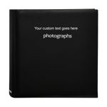 Personalised Text Memo Slip In Case Photo Album Holds 200 6x4"/10x15cm Photos