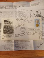 US Stamp Cover FDI 1991 Washington Desert Storm ,signed By Veterans