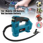 For Makita 18V Battery Cordless Car Tyre Inflator Pump Air Compressor Body Only