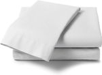 Extra Large Pillow Case Pair "22 X 31" / White Pillowcases / Percale Pillowcases