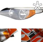 US design film for headlight indicators BMW 5 Series E60 E61 sidemarker