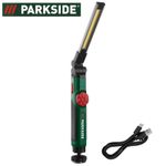 Parkside Cordless LED Work Light With Magnetic Base USB-C Rechargeable