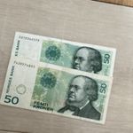 Norway Norges Bank 50 Kroner Banknote  (2003 / 2005) good condition