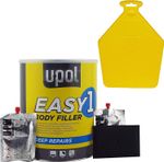 UPOL Easy 1 Body Filler for Deep Repairs 3L Easy/7 & Plastic Mixing Board