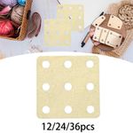 Weaving Cards, Square Weaving Tools, Smooth Surface, DIY Craft, Blank 9-Hole