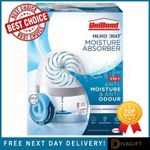 UNIBOND AERO 360 MOISTURE ABSORBER 2IN1 DEVICE ANTI ODOUR ULTRA DEHUMIDIFIER NEW