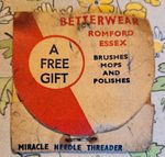 Betterwear Miracle Needle Threader for Sewing Needles & Sewing Machines/Sergers