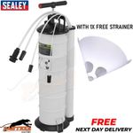 Sealey Vacuum Oil and Fluid Extractor S01169 6.5L Manual Suction +1x strainer