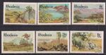 RHODESIA 1977 SG543-48 LANDSCAPE PAINTINGS -  MNH