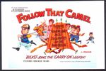 Modern FILM POSTER Postcard: FOLLOW THAT CAMEL (Phil Silvers, Jim Dale)
