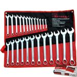 Neilsen 25pc Satin Finish Metric Combination Spanner Wrench Set 6mm - 32mm