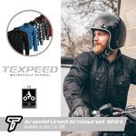 Motorbike Motorcycle Shirt Jacket Aramid Lined Protection With CE Biker Armour