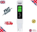 Digital Tester TDS EC PPM Meter Water Purity Hydroponics Water Quality Test Pen