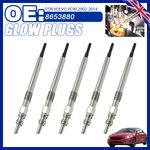 0250403001 Heater Glow Plugs Hot For Volvo V60 S60 S80 Xc90 I 2002-2014 Diesel