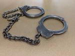 XL LEG ANKLE DOUBLE LOCKING SOLID STEEL HANDCUFFS 2 GENUINE Police Keys LEGCUFFS