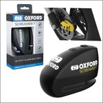OXFORD SCREAMER 7 LK289 MOTORCYLE BIKE ALARM DISC LOCK SENSOR SIREN 100DB LOUD