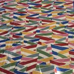 Vintage Large Roman Blind Made In Havana Fabric By Collier Campbell 147x 141cm
