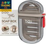 Travel Soap Case, Leakproof Soap Container with Lid, Portable Bar Soap Holder fo