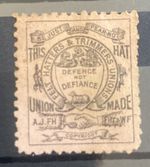 GB Fleet Hatters & Trimmers - advertising stamp - mint