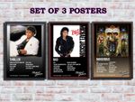 Set Of Michael Jackson Posters A3 Size Bad Dangerous Thriller Posters