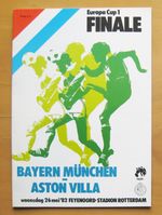 1982 European Cup Final ASTON VILLA v BAYERN MUNICH UEFA Edition *Exc Condition*