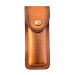 Small Leather Sheath for Folding Carry and Covered Storage