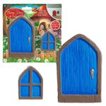 Enchanted - Fairy Sized Blue Door & Window