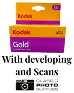 Kodak Gold 200 35mm 24 Exp X 3 Pack Including Development And High Res Scan